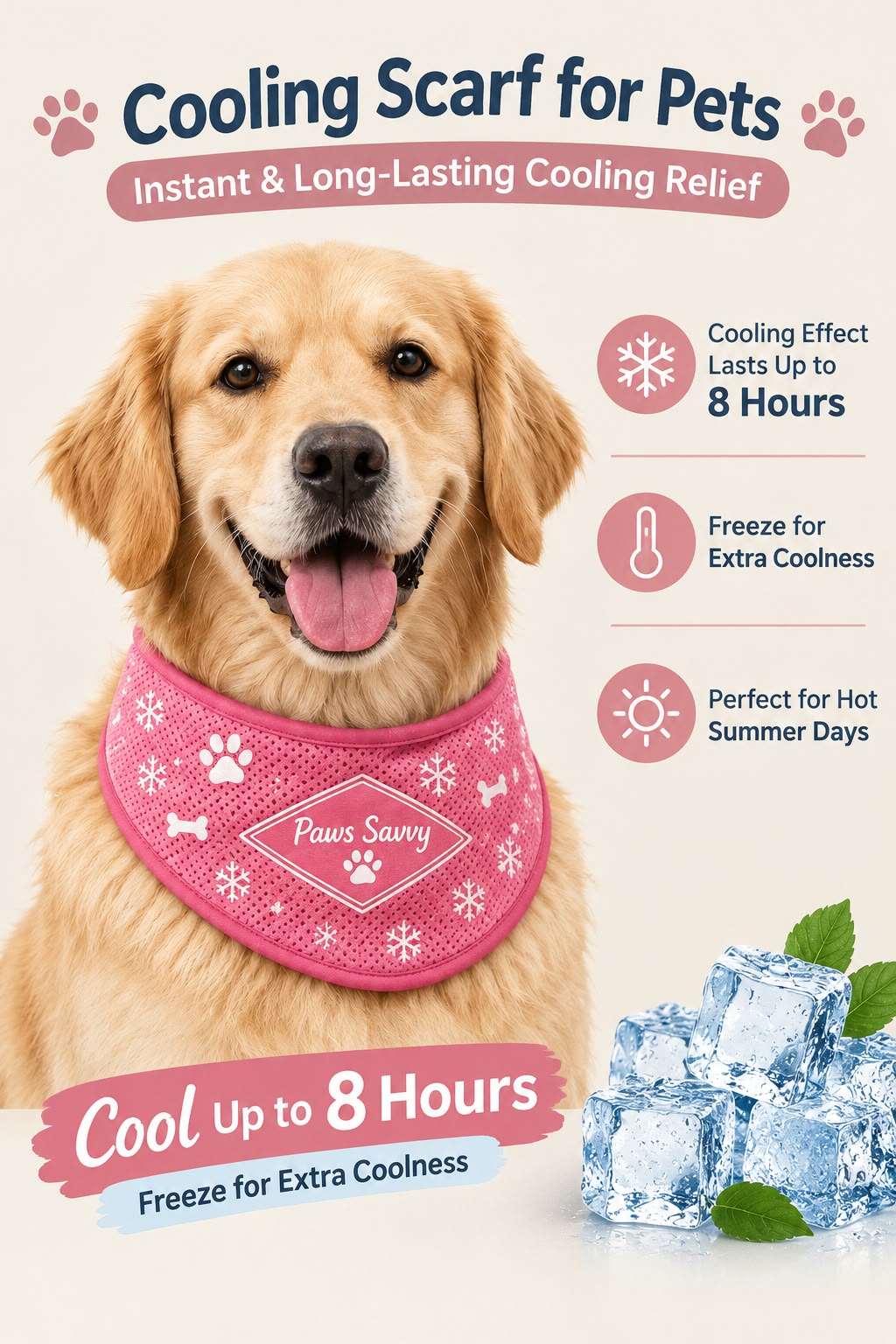 Cooling Pet Scarf