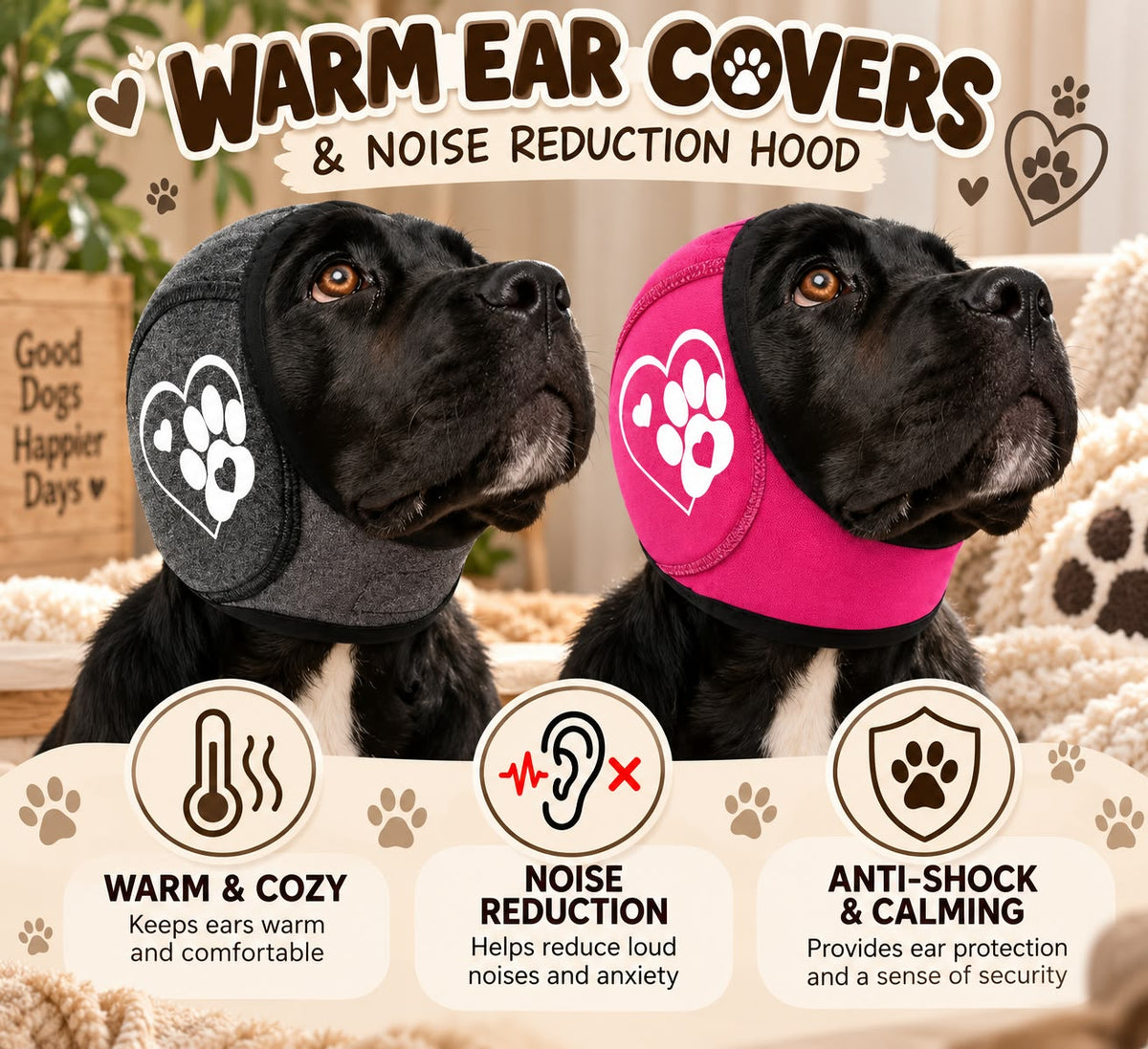 Pet Noise-Reduction Earmuffs