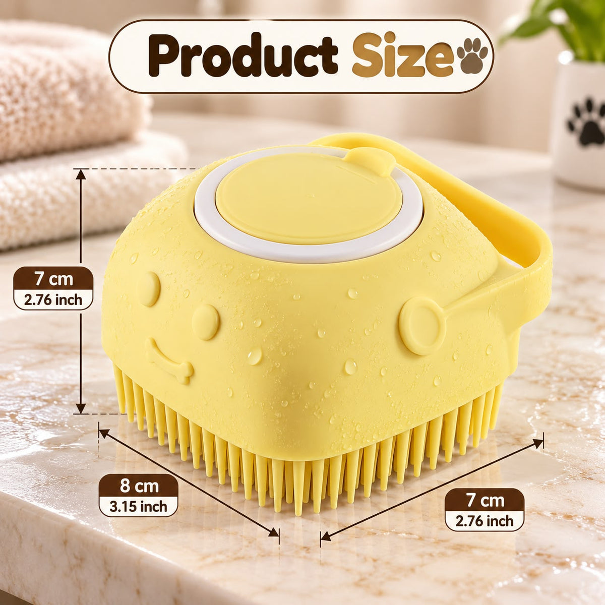 Pet Shampoo Brush