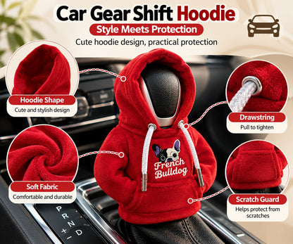 French Bulldog Car Gear Shift Hoodie